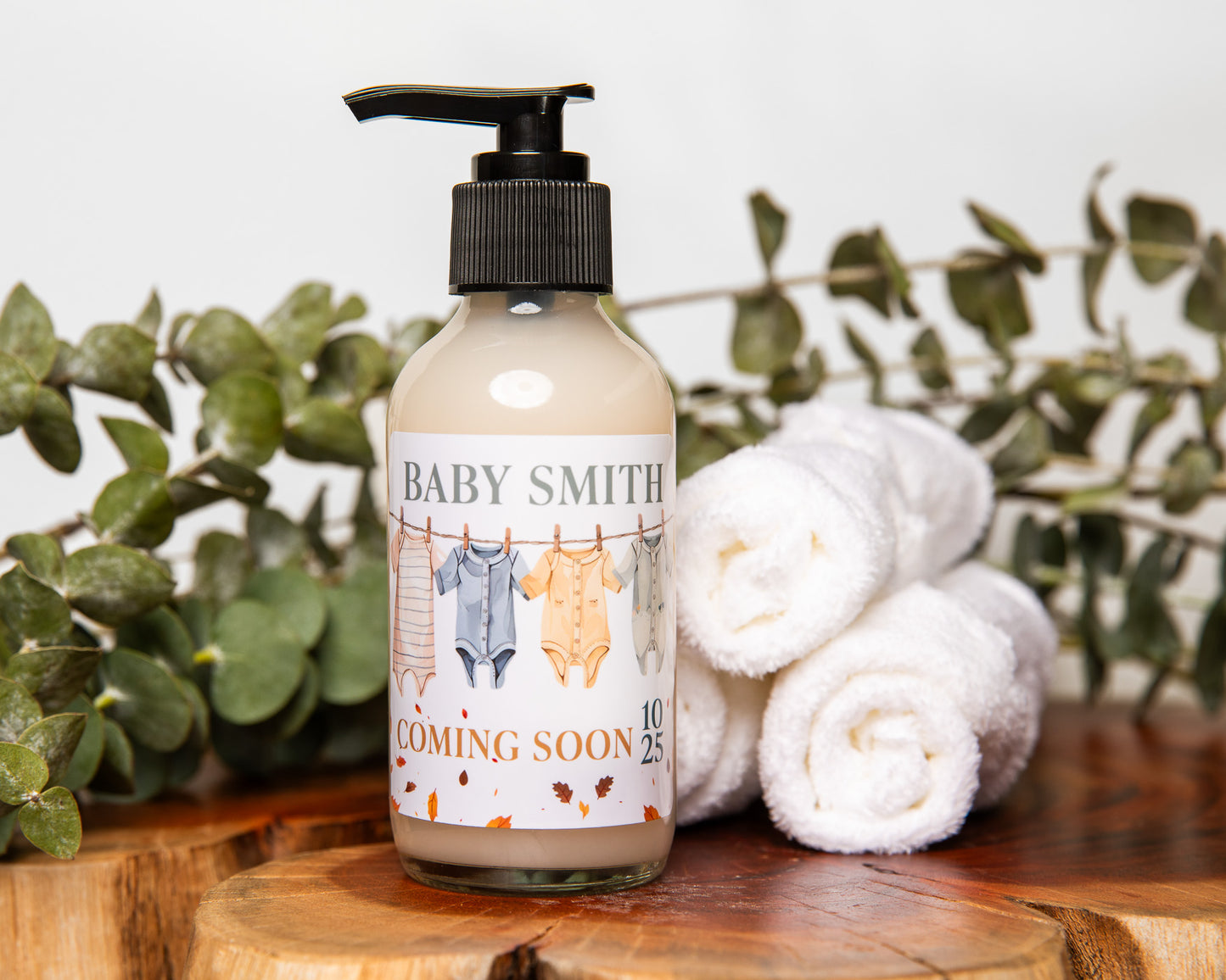 4oz Liquid Soap Baby Shower Favor - Design #14