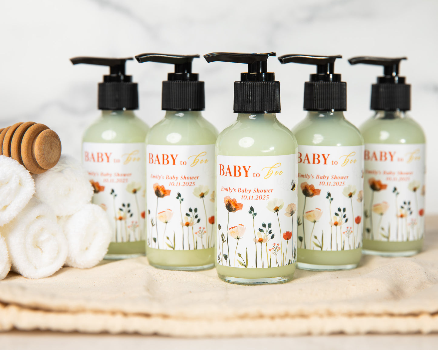 4oz Liquid Soap Baby Shower Favor - Design #13