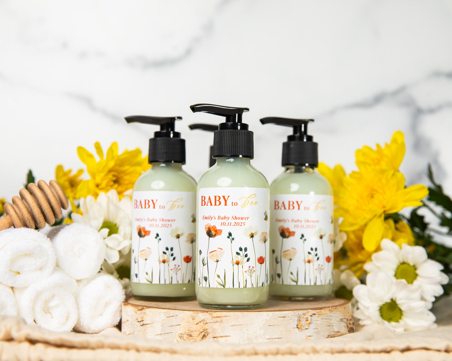 4oz Liquid Soap Baby Shower Favor - Design #13