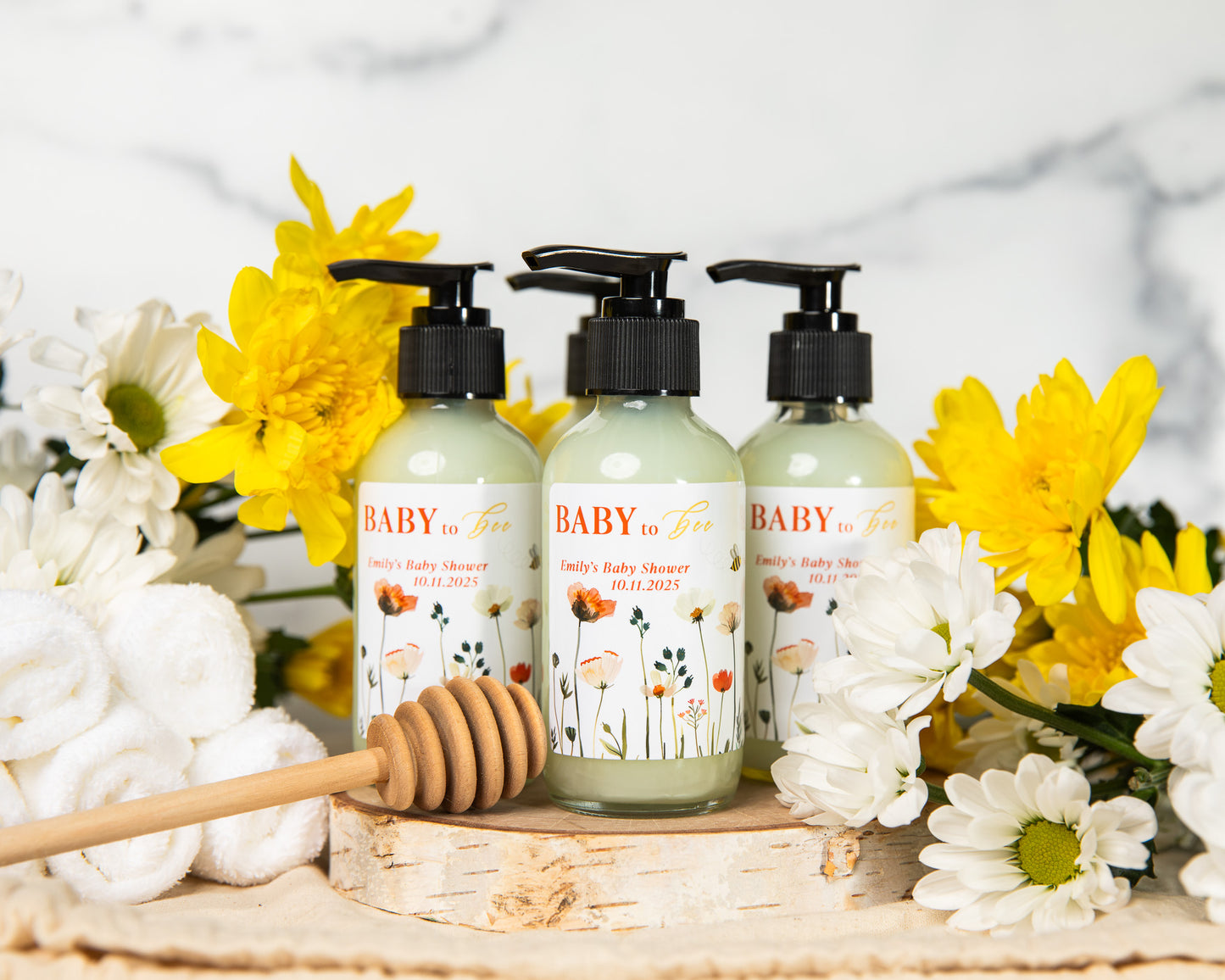 4oz Liquid Soap Baby Shower Favor - Design #13