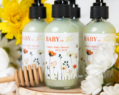 4oz Liquid Soap Baby Shower Favor - Design #13