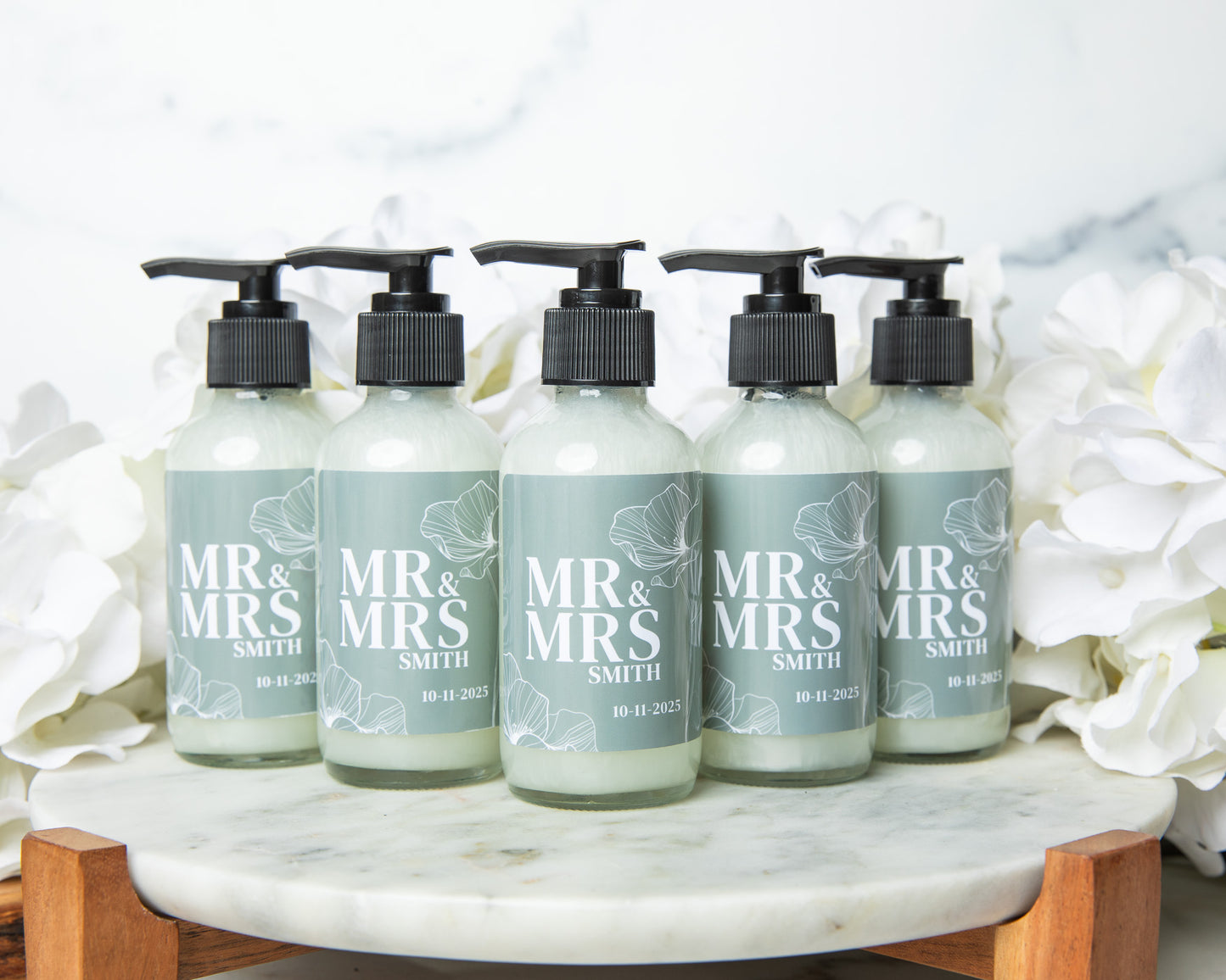 4oz Liquid Soap Wedding Favor - Design #6