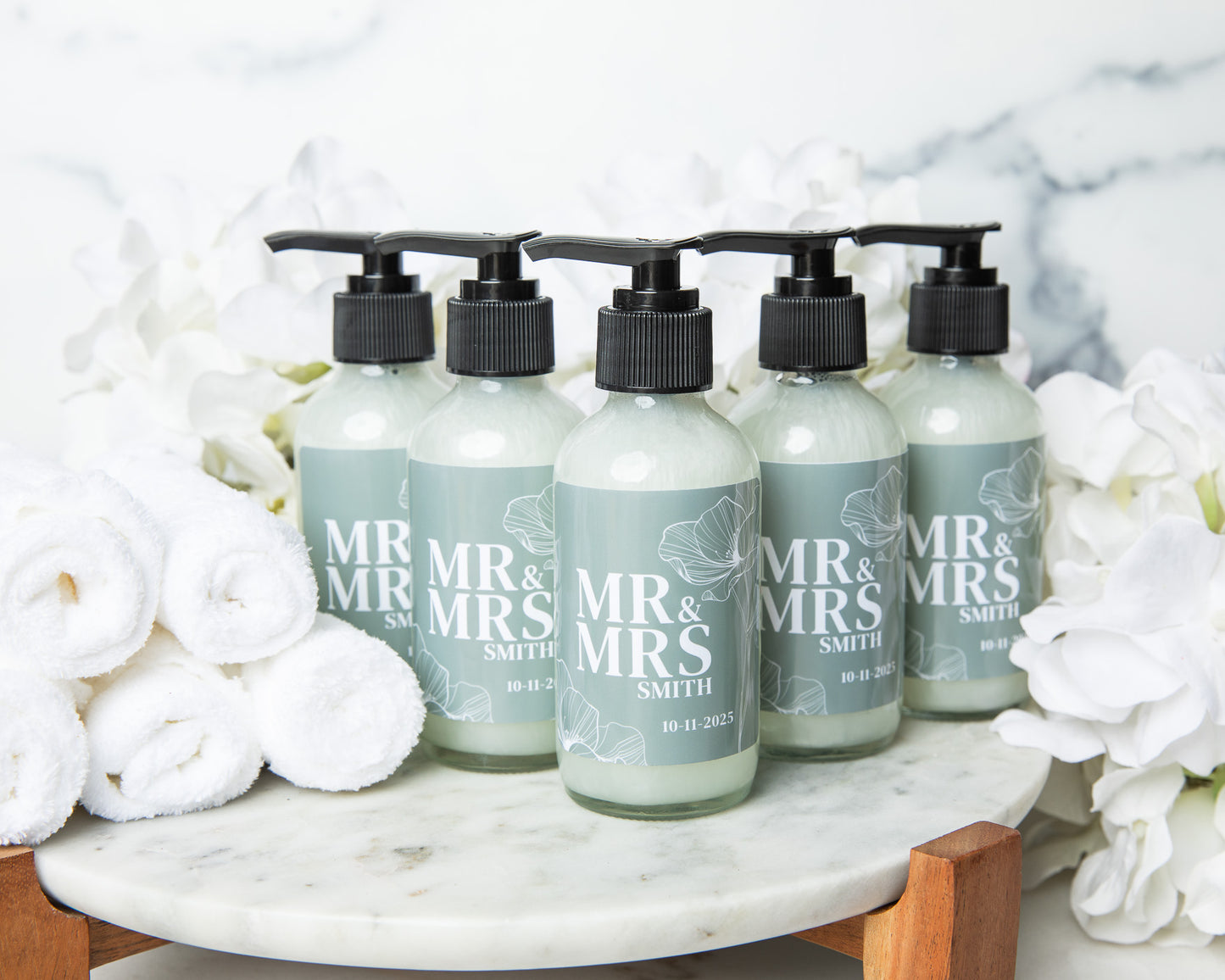 4oz Liquid Soap Wedding Favor - Design #5