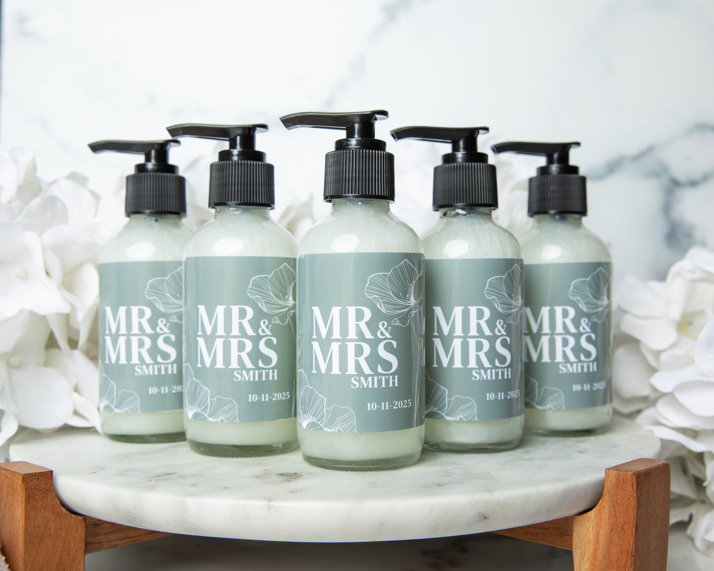 4oz Liquid Soap Wedding Favor - Design #5