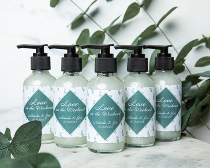 4oz Liquid Soap Wedding Favor - Design #5