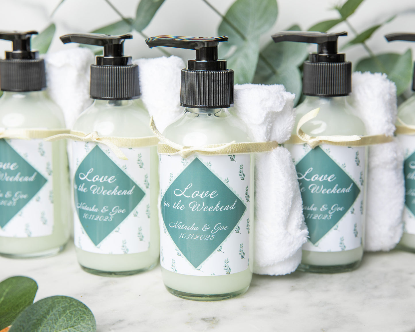 4oz Liquid Soap Wedding Favor - Design #5