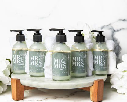 4oz Liquid Soap Wedding Favor - Design #6