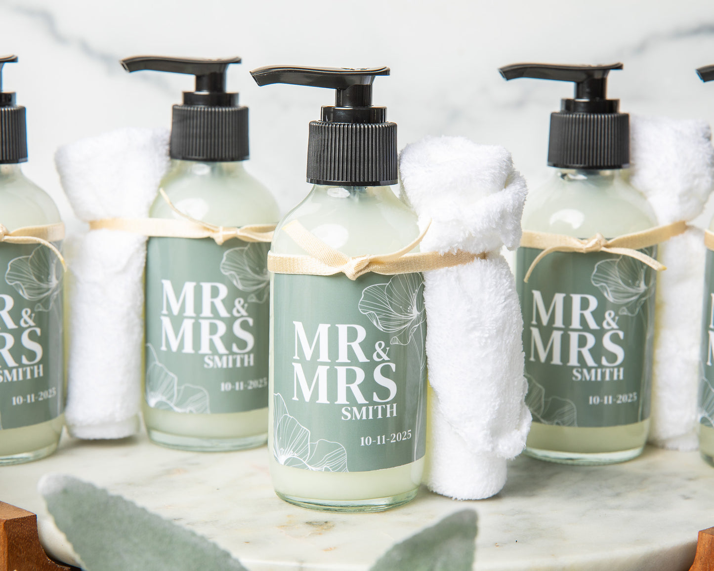 4oz Liquid Soap Wedding Favor - Design #6