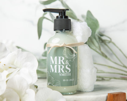 4oz Liquid Soap Wedding Favor - Design #6