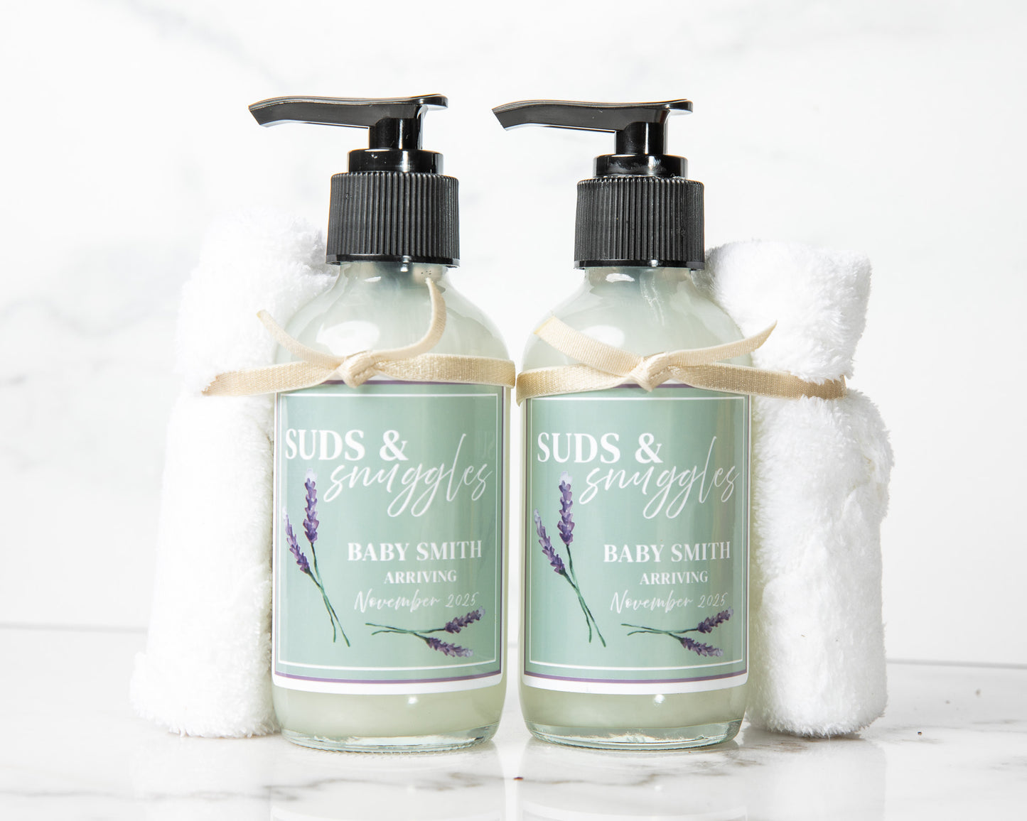 4oz Liquid Soap Baby Shower Favor - Design #16