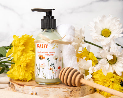 4oz Liquid Soap Baby Shower Favor - Design #13