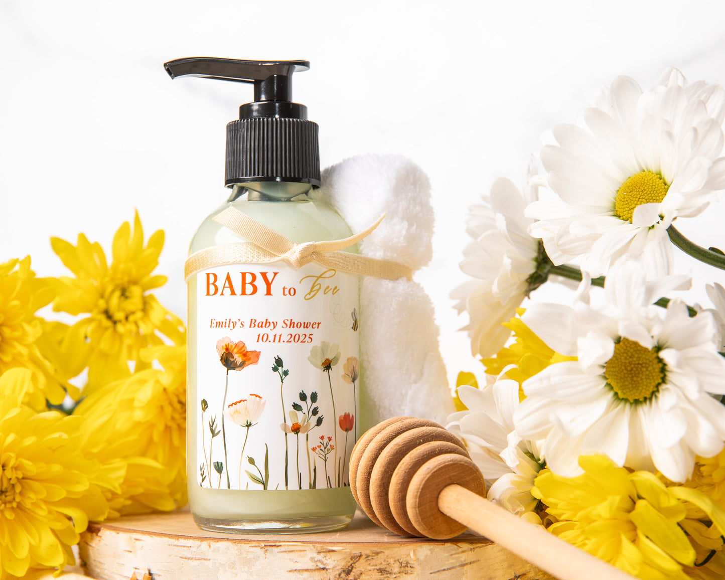 4oz Liquid Soap Baby Shower Favor - Design #13