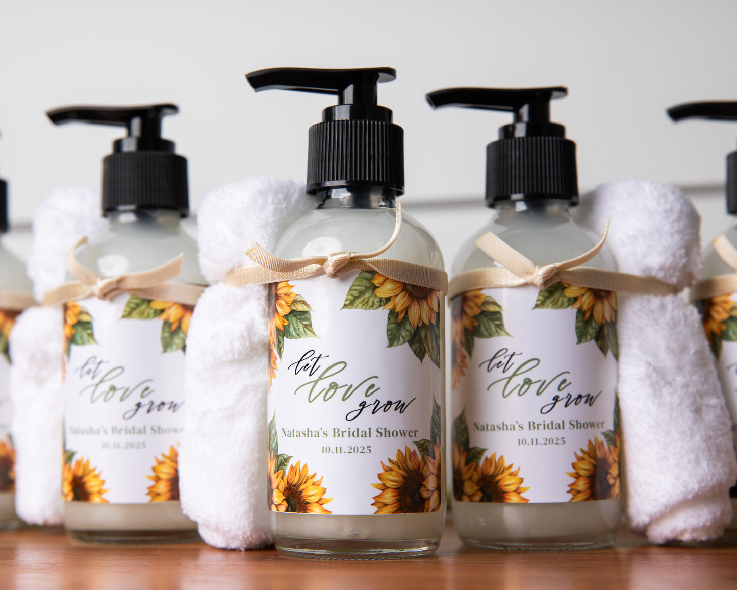 4oz Liquid Soap Bridal Shower Favor - Design #9