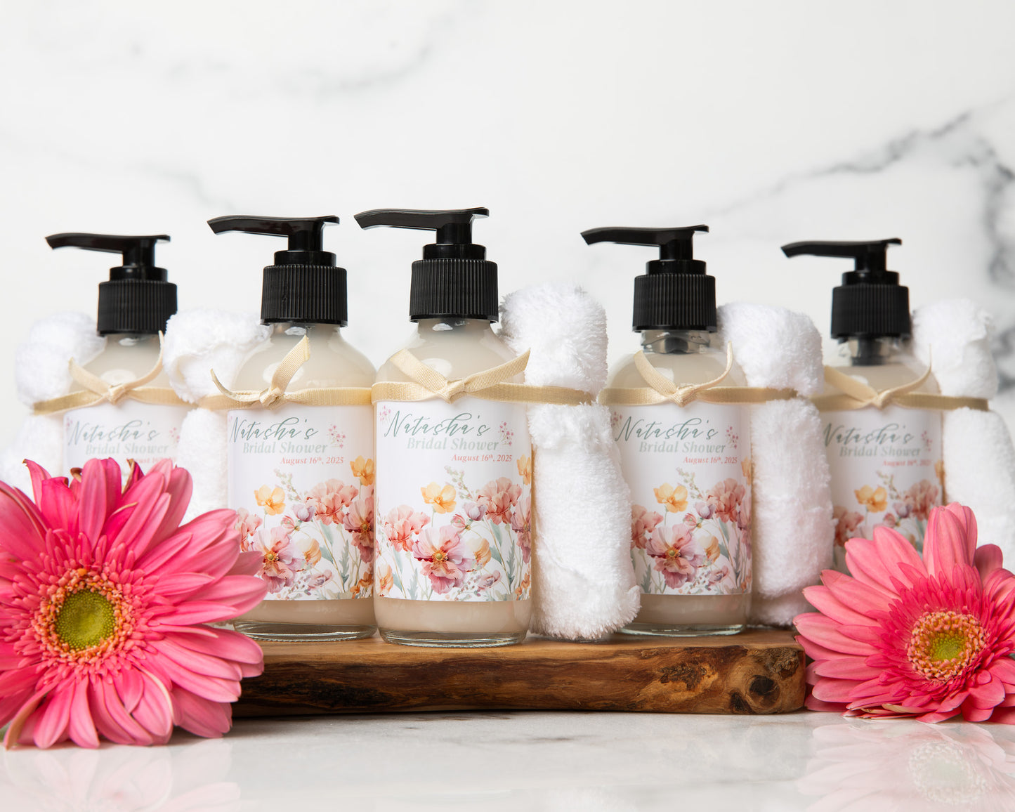 4oz Liquid Soap Bridal Shower Favor - Design #8