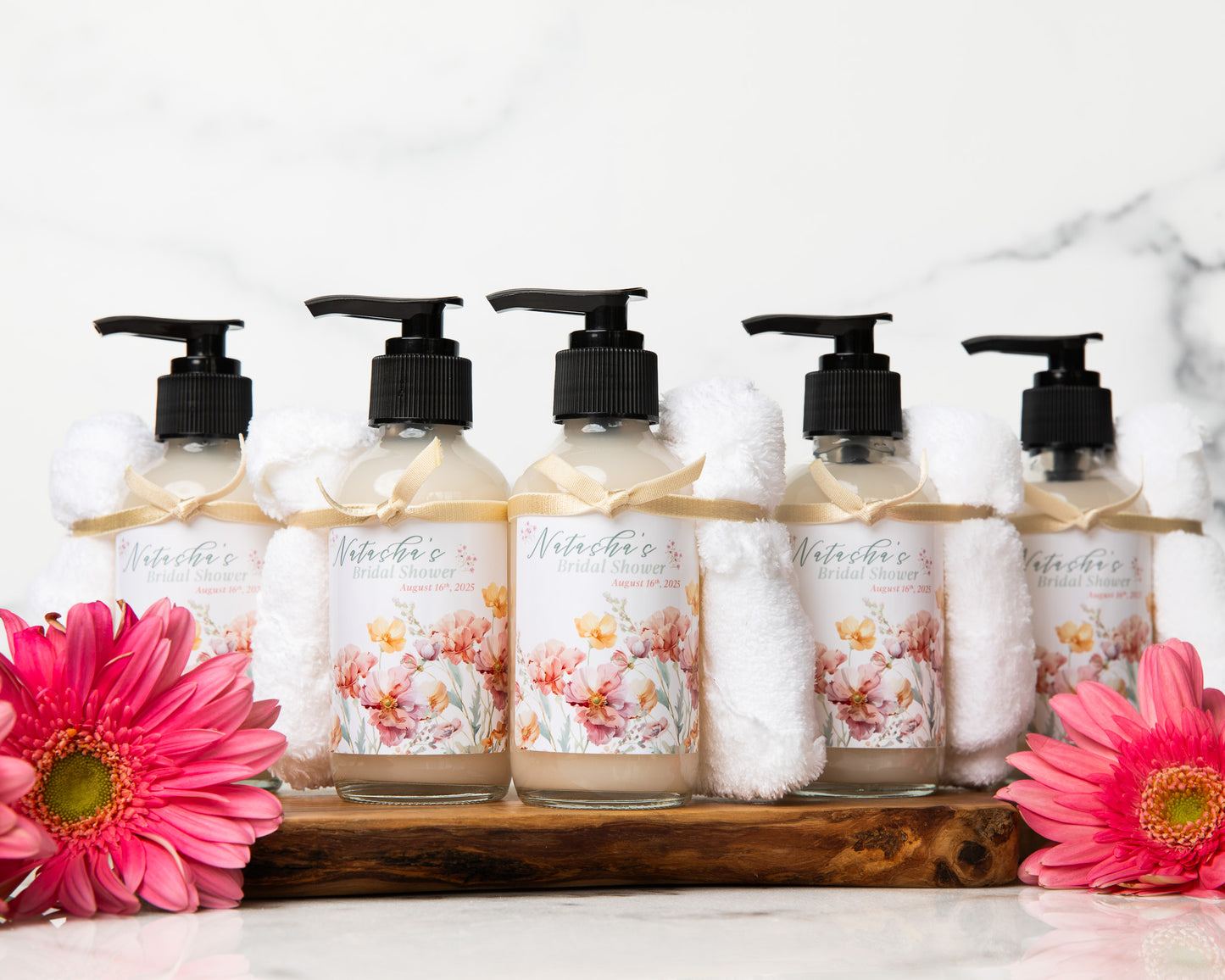 4oz Liquid Soap Bridal Shower Favor - Design #8