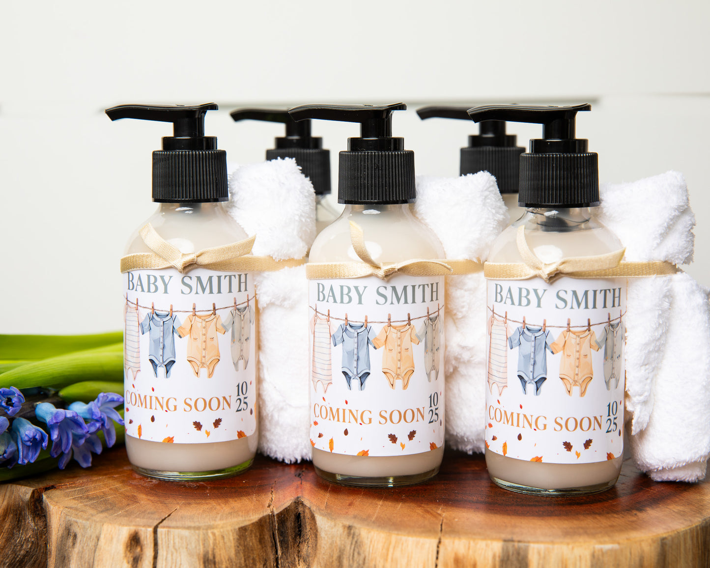 4oz Liquid Soap Baby Shower Favor - Design #14