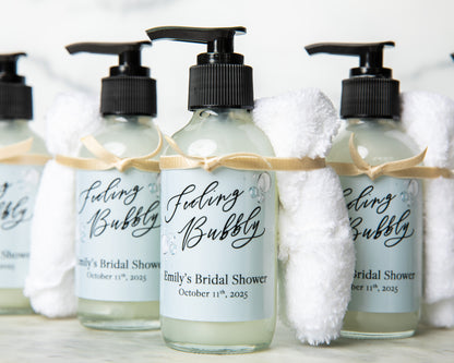 4oz Liquid Soap Bridal Shower Favor - Design #7