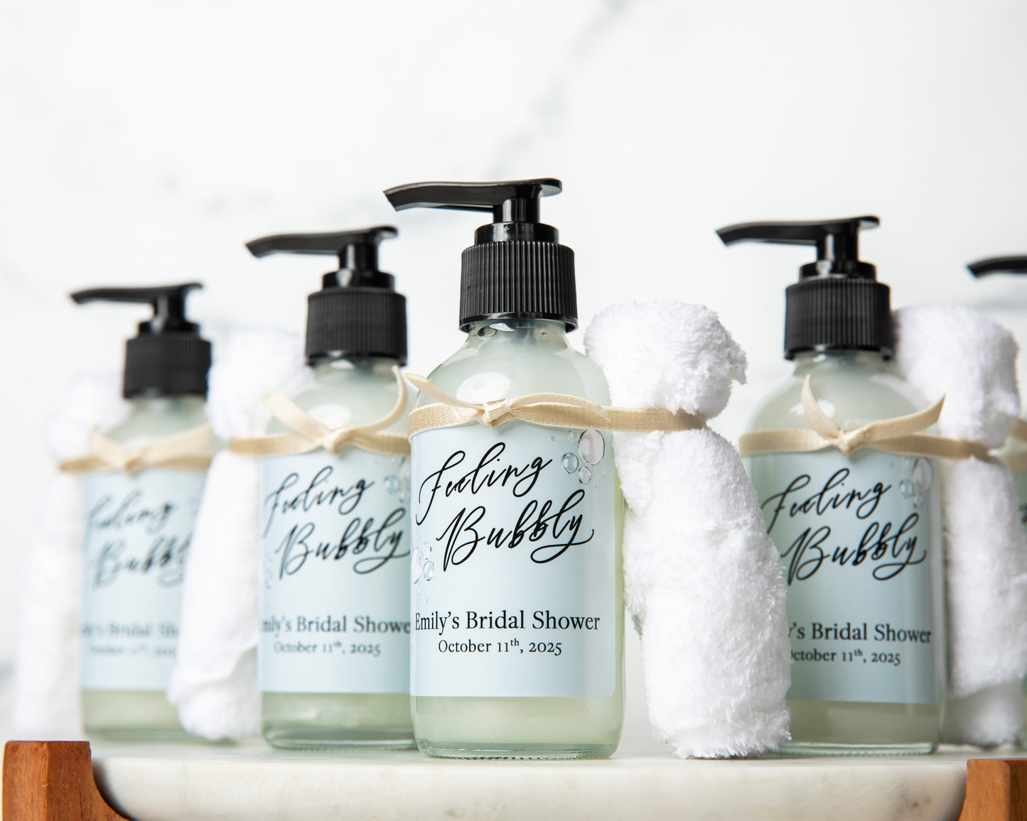 4oz Liquid Soap Bridal Shower Favor - Design #11